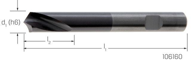 PREMUS wiertło do gwintowania NC,10,0, Węglik stały DIN 10898