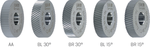 ZEUS frez kołowy do radełkowania,25/1,2, Proszek metalowy DIN 403